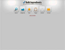 Tablet Screenshot of bulk-ingredients.com